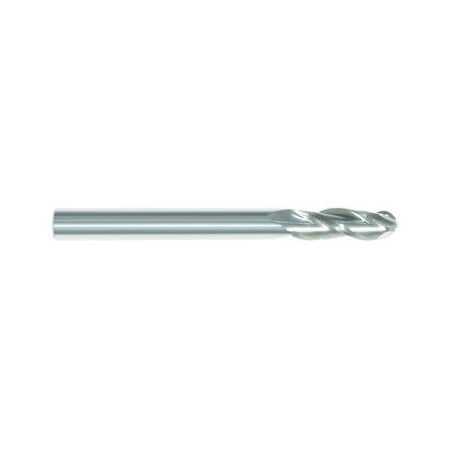 Single End Mill, Ball Nose Center Cutting Regular Length, Series 5969, 564 Cutter Dia, 112 Ove